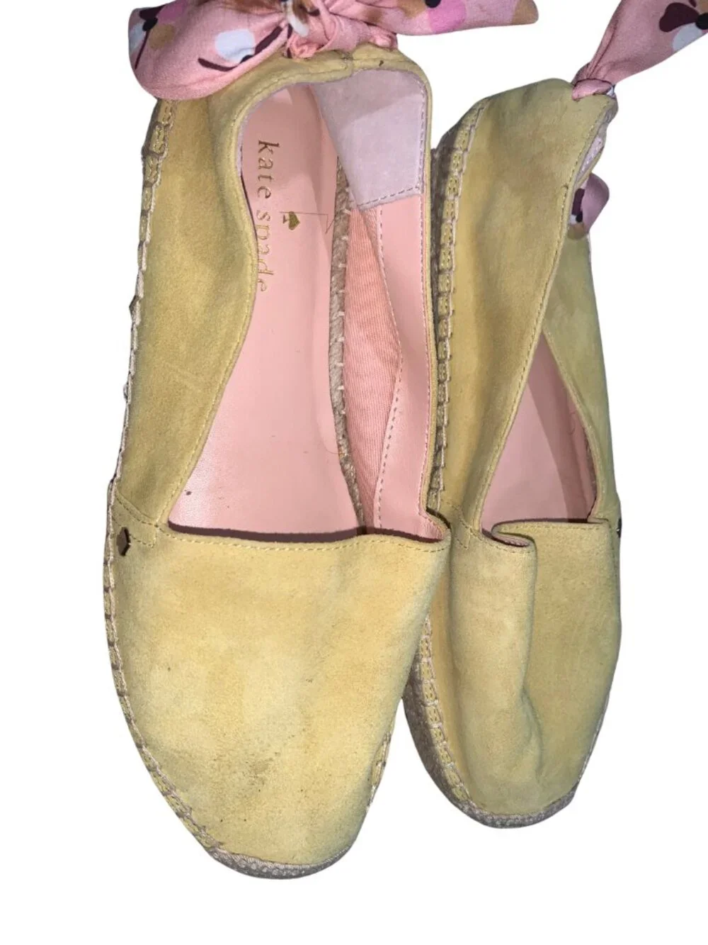 Kate Spade New York Grayson Espadrille in Roasted Maize Yellow - Pre-Loved Size